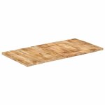 vidaXL Dessus de table bois de manguier solide 25-27 mm 120x60 cm
