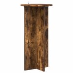 vidaXL Support de Plante 2 pièces Chêne fumé 40 x 40 x 80 cm