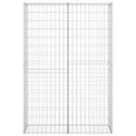 vidaXL Panier de gabion avec couvercle Fil galvanisé 150 x 100 x 30 cm