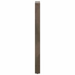 vidaXL Pieds de table de bar en acier naturel 2 pièces 40 x (110-111) cm Acier