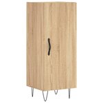 vidaXL Buffet Chêne sonoma 34 5x34x90 cm Bois d'ingénierie