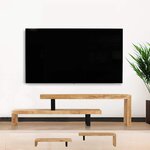 vidaXL Meuble TV Bois de manguier massif