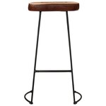 vidaXL Tabourets de bar lot de 2 marron foncé 44x37 5x78 cm