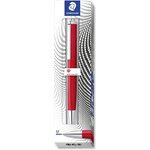 Stylo bille rétractable triplus  m  rouge staedtler
