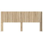 vidaXL Tête de lit Chêne Sonoma 200 cm Bois d'ingénierie