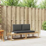 vidaXL Ensemble de canapés d'extérieur 2 Pièces Blanc et anthracite