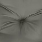 vidaXL Coussins de chaise à dossier bas lot de 6 gris foncé mélangé