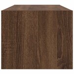 vidaXL Meuble TV 2 Pièces chêne marron 80x31x25 5 cm bois d'ingénierie