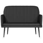 Banc banquette noir 107 x 80 x 81 cm similicuir 02_0010708