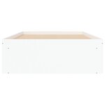 vidaXL Cadre de lit blanc 90x190 cm