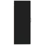 vidaXL Armoire suspendue Noir 35x34x90 cm Bois d'ingénierie