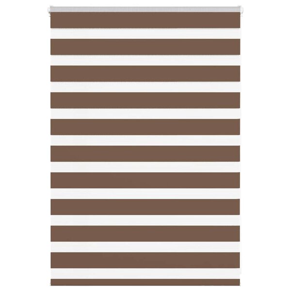 vidaXL Store zèbre marron 115x100cm largeur du tissu 110 9cm polyester