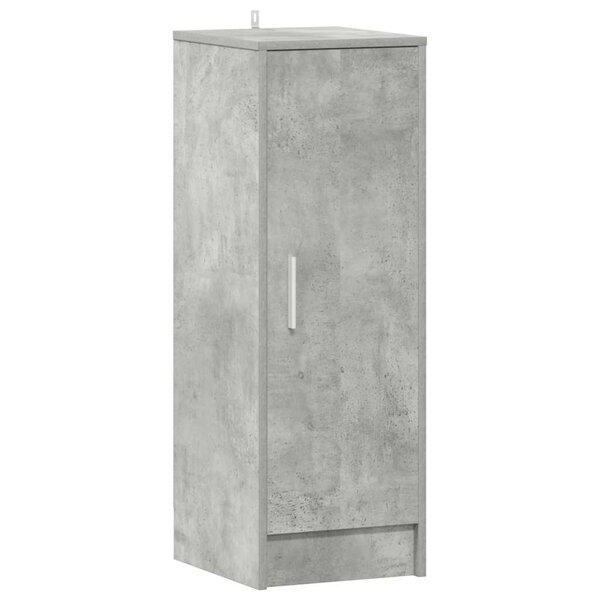 vidaXL Armoire à chaussures Gris béton 32x35x92 cm Bois d’ingénierie