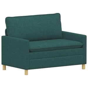 vidaXL Canapé Vert foncé 126 x 81 x 87 5 cm Tissu
