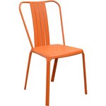 Chaises en aluminium azuro (lot de 2) paprika