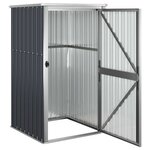 vidaXL Abri à outils de jardin anthracite 88x89x161 cm acier galvanisé