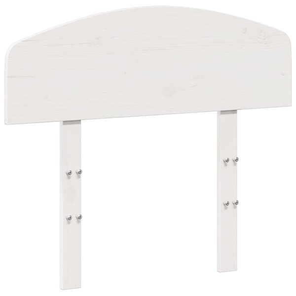 vidaXL Tête de lit blanc 75 cm bois massif de pin
