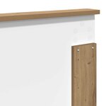 vidaXL Tête de lit Chêne artisanal 160 cm Bois d'ingénierie