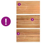 vidaXL Table à manger avec bord vivant 180x100x74 cm bois massif chêne