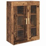 vidaXL Haut Armoire Bois Ancien 69 5 x 34 x 180 cm Bois d'ingénierie