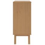 vidaXL Armoire à tiroirs OLDEN marron bois de pin solide