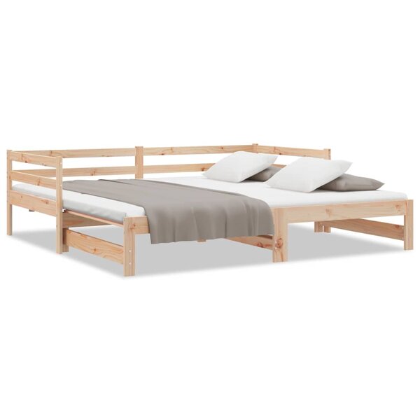 vidaXL Lit coulissant sans matelas 90x190 cm