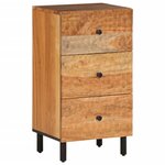 vidaXL Armoire latérale 40x33x75 cm bois massif d'acacia