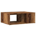 vidaXL Table basse vieux bois 90x67x33 cm bois d'ingénierie
