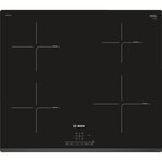 Bosch pue631bb1e table cuisson induction - 4 foyers - 4600w - l59 2 x p52 2cm - revêtement verre - noir