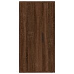 vidaXL Meuble TV mural Chêne marron 40x34 5x80 cm