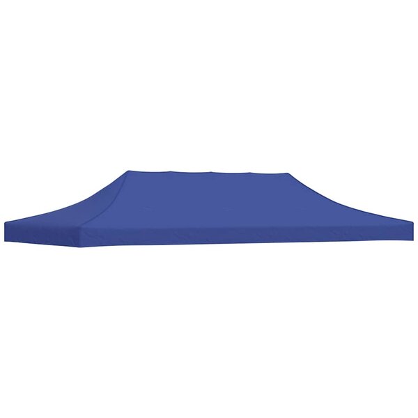 vidaXL Toit de tente de réception 3 x 6 m Bleu