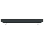 vidaXL Auvent latéral de balcon 122x250 cm Rouge