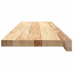 vidaXL Marches d'escalier 12Pièces non traité 90x30x2cm bois chêne massif