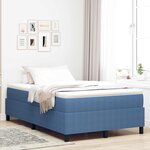 vidaXL Cadre de lit plateforme Bleu 120 x 200 cm