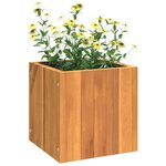 vidaXL Jardinière 25x25x25 cm bois massif d'acacia