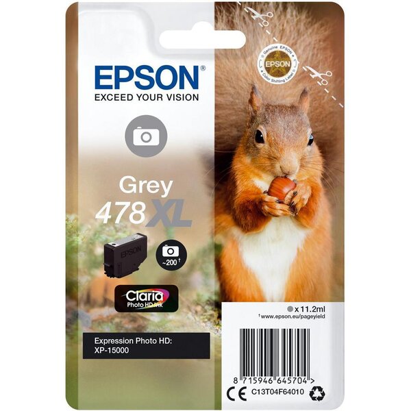 Cartouche 478XL Gris 10 2ML EPSON