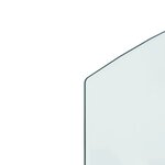 vidaXL Plaque de verre pour cheminée 100x50 cm