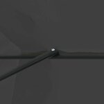 vidaXL Parasol de jardin 395x245 cm anthracite