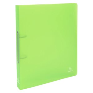 Classeur 2 Anneaux 30 Mm Polypropylène Chromaline - A4 Maxi - Vert - X 15 - Exacompta