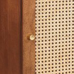 vidaXL Cabinet de salle de bain avec étagère Marron 38 x 33 5 x 58 cm