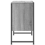 vidaXL Armoire lavabo de salle de bain sonoma gris 60x33x60 cm