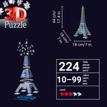 Ravensburger 11591 - Puzzle 3D Building - Tour Eiffel phosphorescente