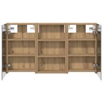 vidaXL Ensemble de Meubles de Salle de Bain 3 Pièces 90 x 10 5 x 50 cm