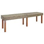 vidaXL banc Naturel 160 x 35 x 45 cm Bois de mangue massif