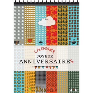 Calendrier des anniversaires perpetuel