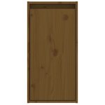 vidaXL Armoires murales 2Pièces Marron miel 30x30x60cm Bois de pin massif