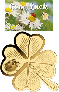 Pièce de monnaie en Or g 0.031 (1/1000 oz) Millésime  GOOD LUCK 1/1000 (PRÉCOMMANDE)