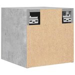 vidaXL Meubles TV muraux 2 Pièces Gris béton 30 5x30x30 cm