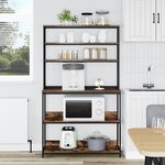 vidaXL Étagère de cuisine Chêne fumé 100 x 40 x 168 cm