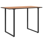 vidaXL Table de Jardin Marron 100 x 55 x 70 cm bois